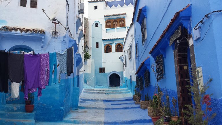 Ruelle bleue de la médina de Chefchaouen