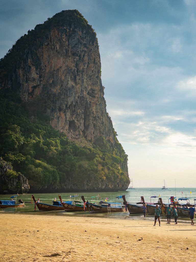 Les falaises de calcaire de Krabi