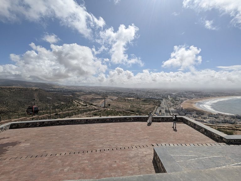 Vue depuis la kasbah d'Agadir Oufella