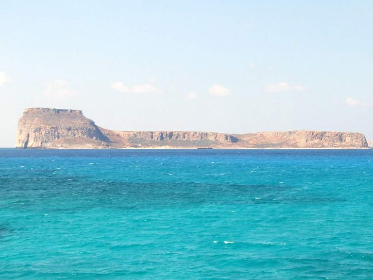 L'ilot de Gramvousa pres de la lagune de Balos, Crete