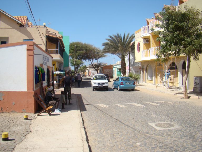 La plage de Santa Maria sur l'ile de Sal, Cap-Vert