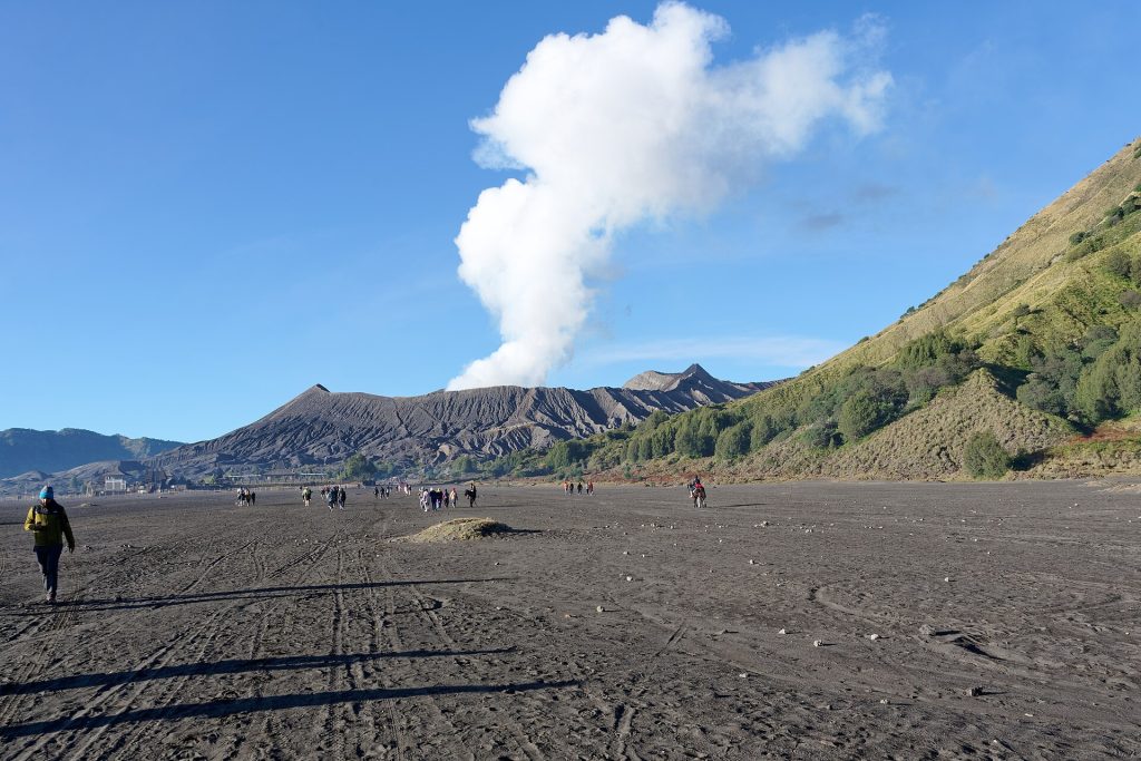 La caldeira du volcan Bromo à Java