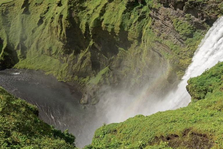 La cascade de Skógafoss, Islande
