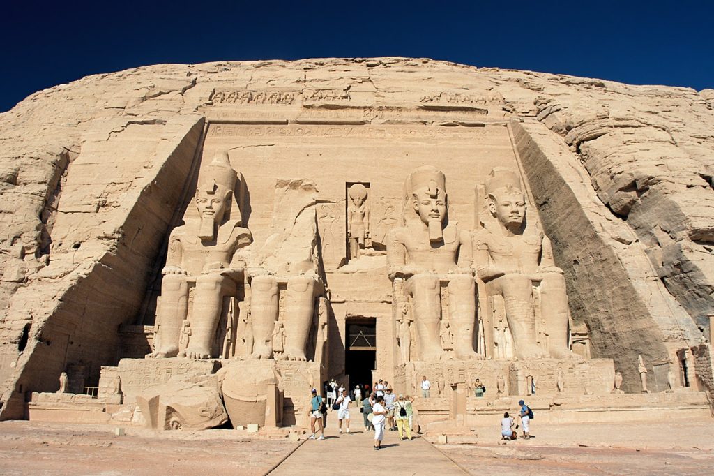 Les colosses du temple d’Abou Simbel