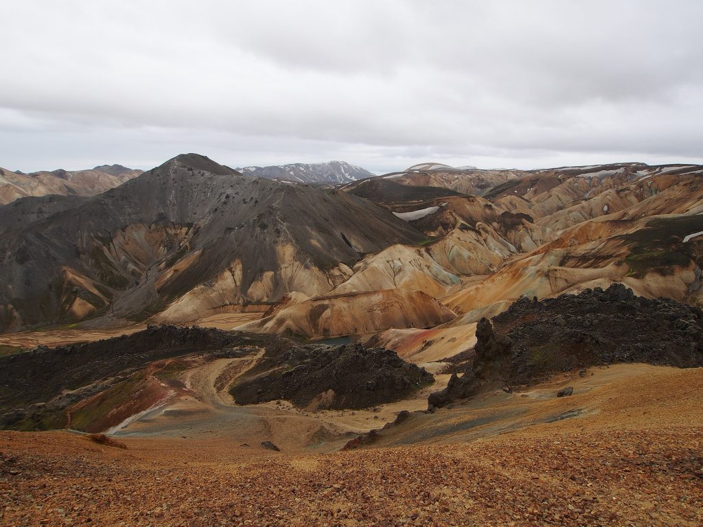 Les montagnes de rhyolite de Landmannalaugar