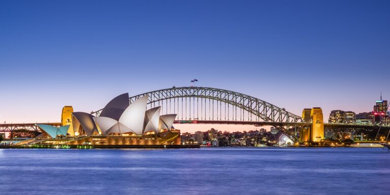 Vue de Sydney et de son Opera