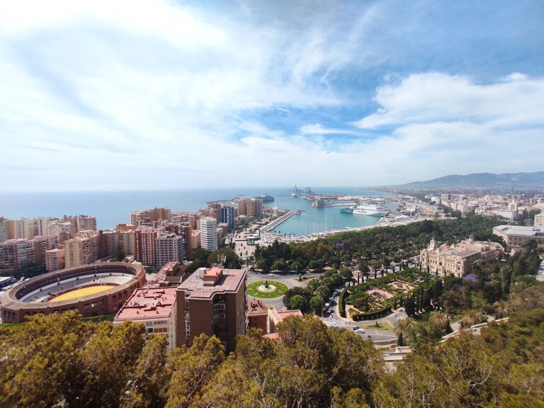 Vue de Málaga et de sa baie