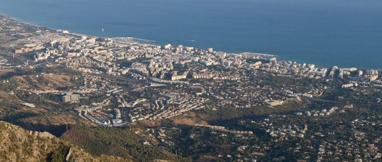 Marbella vue depuis le pic de La Concha