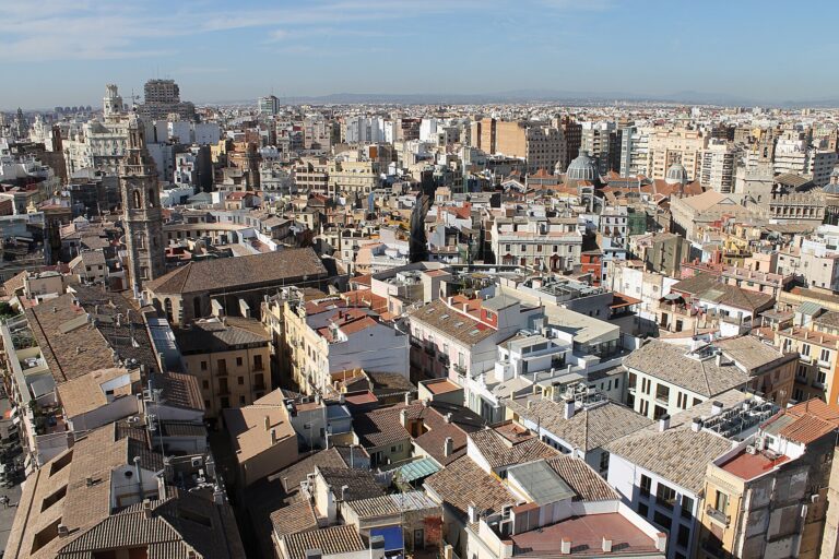 Vue de Valence depuis la tour du Miguelete